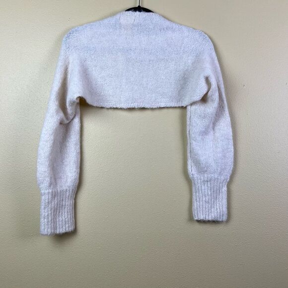 NWT Free People Sweater Just Sleeves Cream Size OS - Picture 2 of 5